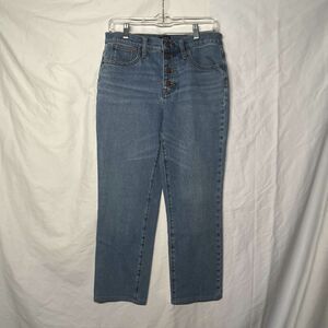 J.Crew Essential Straight Stretch Jean Classic Button Fly Size 27